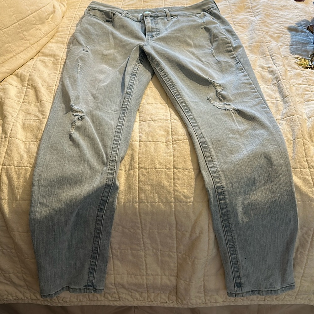 Seven7 jeans size 14 Tummyless high rise skinny jeans
